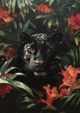 Black Panther in Jungle