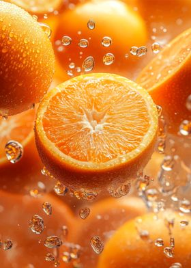 Orange Slices in Water