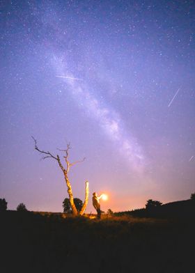 Milky Way Night Sky