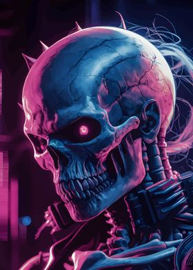 Cyberpunk Skull