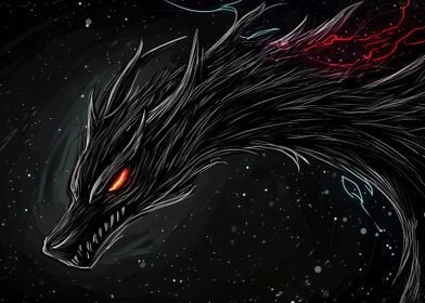 Black Dragon in Space