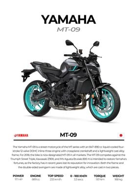 Yamaha MT-09 Motorcycle