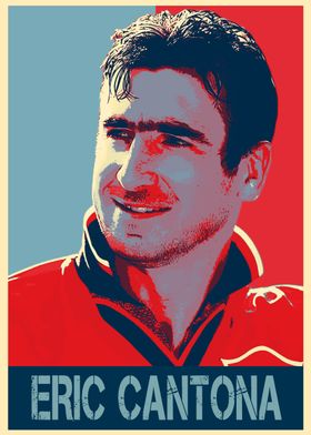 Eric Cantona Poster