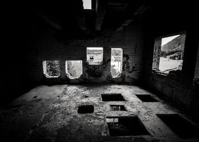 Shadows of the Past: Inside an Abandoned Building at Rummu Karjäär