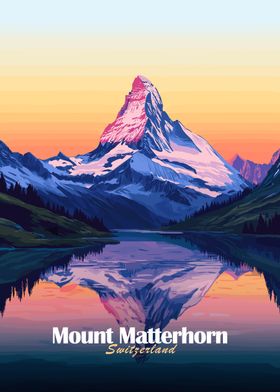 Mount Matterhorn Sunset