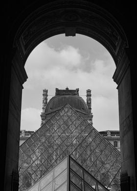 Louvre Pyramid View