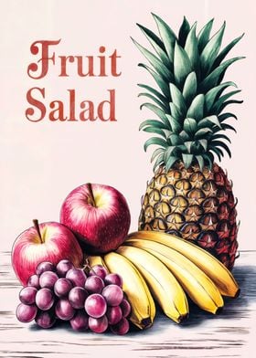 Fruit Salad Illustration