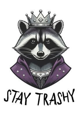 Trashy Raccoon King