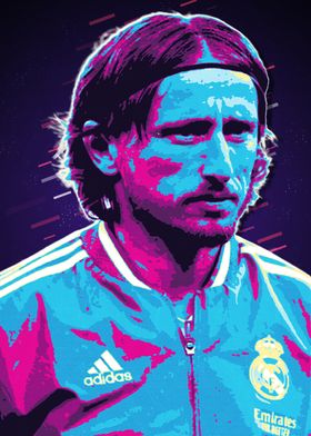 Modric Real Madrid Football Player