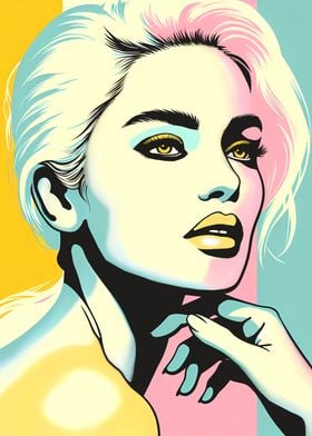 1950's Pastel Pop Art Port