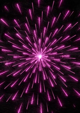 Pink Neon Sparks