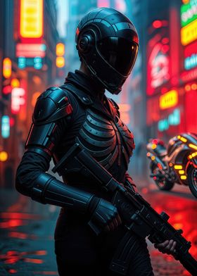 Cyberpunk Warrior