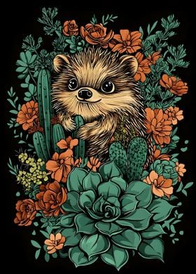 Hedgehog in Bloom