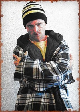 Man in Plaid Shirt and Beanie