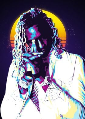 Young Thug Retro Art