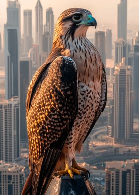 Falcon Over Dubai