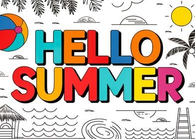 Hello Summer Greeting