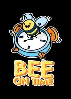 Bee On Time Uhr Biene Fun