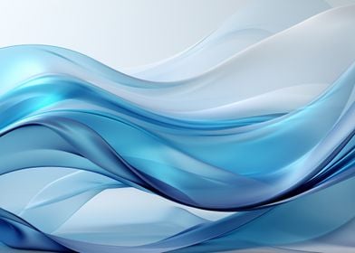 Abstract Blue Waves