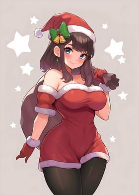 Christmas Anime Girl