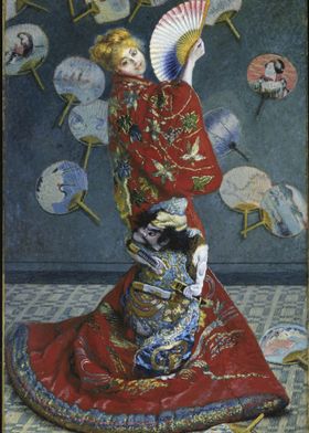 the japanese woman monet