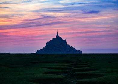 Mont Saint-Michel Sunset