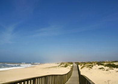 Beach boardwalk in Espinho