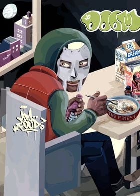 MF DOOM Eating Cereal