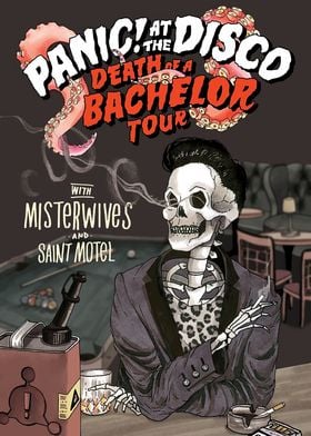 Panic! At The Disco Tour Poster