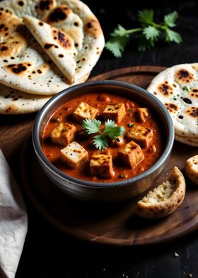 Paneer with Naan