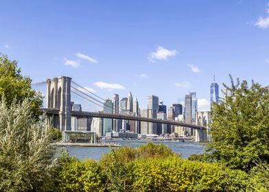 Brooklyn Bridge NYC Skyline