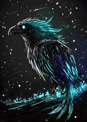 Cyberpunk Raven