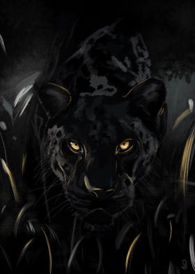 Black Panther Portrait