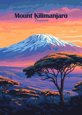 Mount Kilimanjaro Sunset