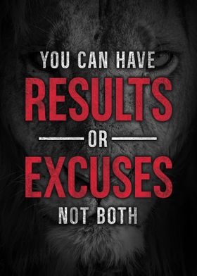 Results or Excuses