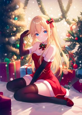 Christmas Anime Girl