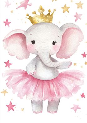 Cute Elephant Princess