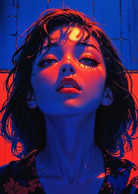 Neon Dream Portrait