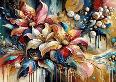 Abstract Floral Art