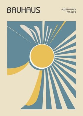 Bauhaus Sun Tropical Exhibition Poster