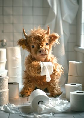 Highland Cow Toilet Paper