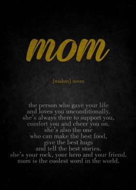 Mom Definition Poster