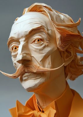 Salvador Dali Origami