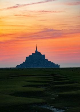 Mont Saint-Michel Sunset