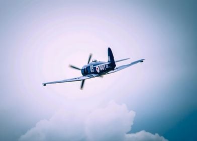 Vintage Navy Fighter Plane