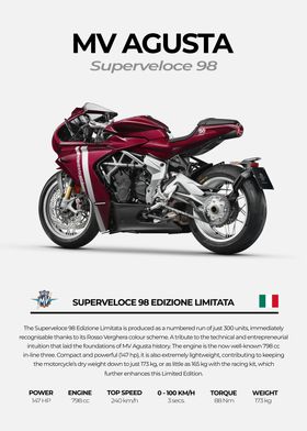 MV Agusta Superveloce 98 Limited Edition