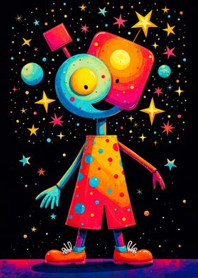 Spacey Fun Robot