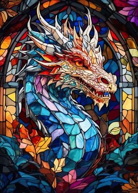 Stained Glass Dragon