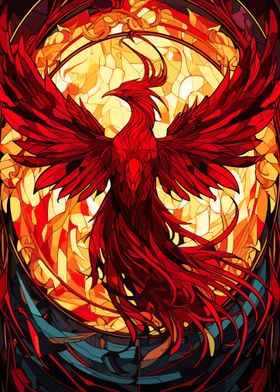 Phoenix Stained Glass