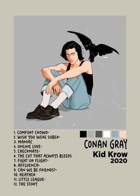 Conan Gray Kid Krow Album Cover